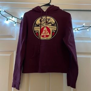 Purple Obey hoodie M